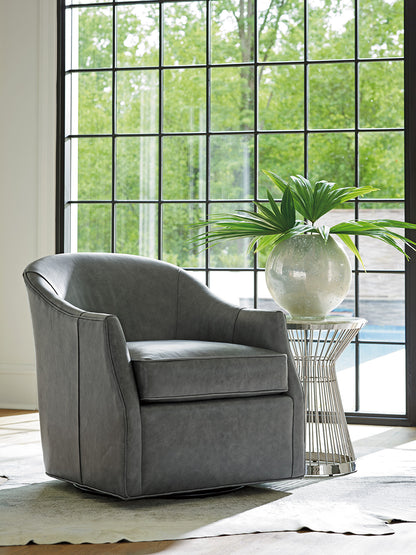 Lexington Ariana Escala Leather Swivel Chair
