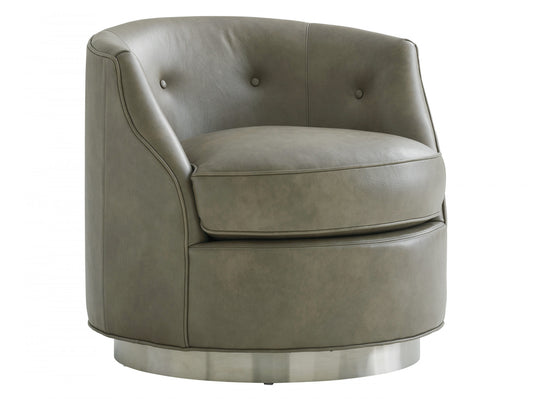 Lexington Avondale Piper Leather Swivel Chair