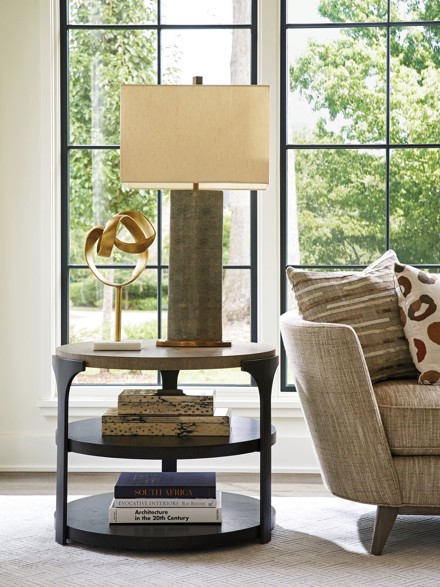 Lexington Zanzibar Kenya Round End Table