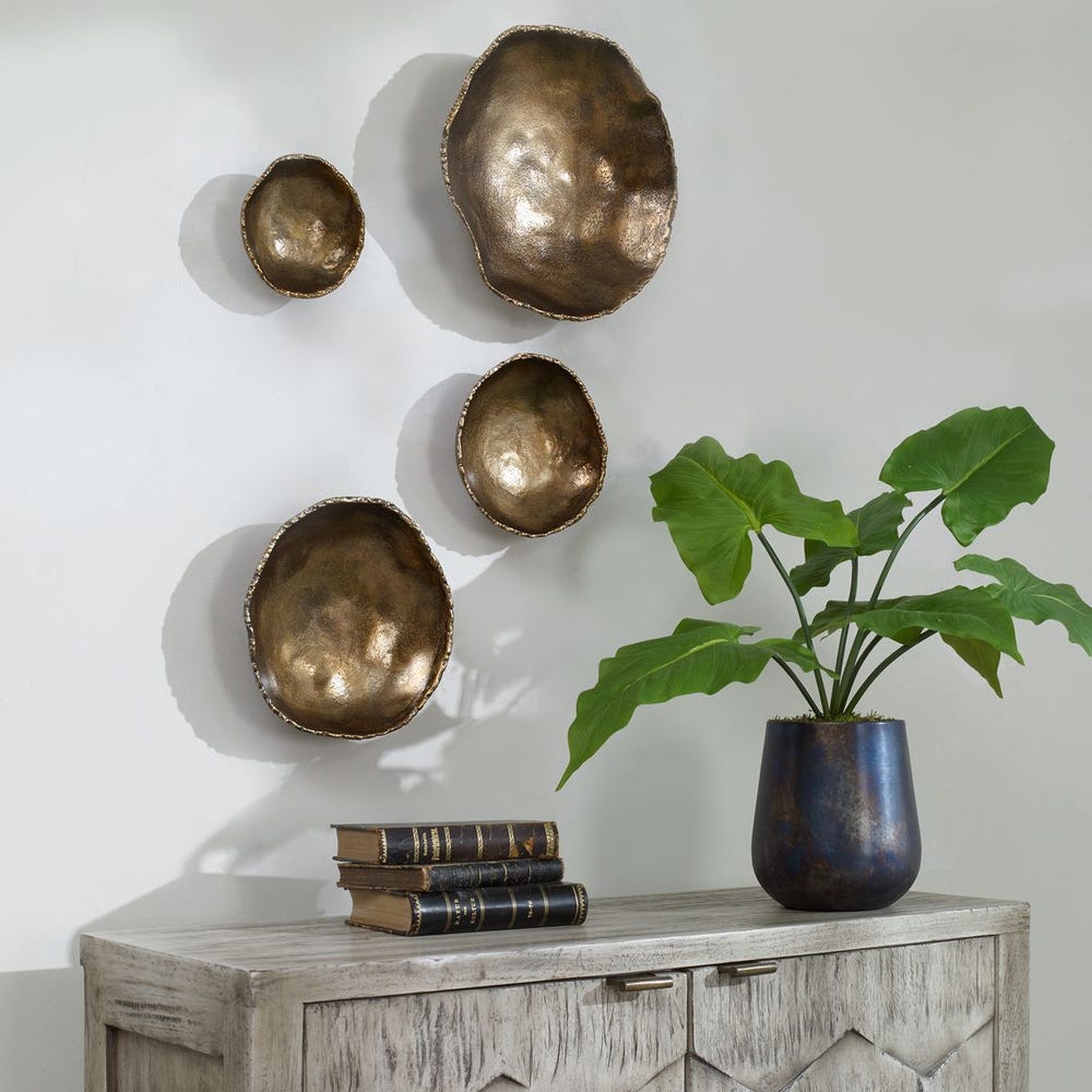 Lucky Coins Indoor-Outdoor Metal Wall Decor