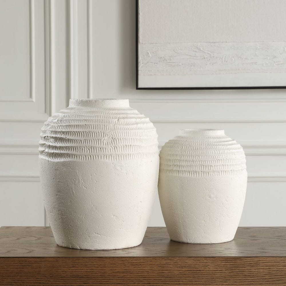 Luna Ridge Vases, Set of 2