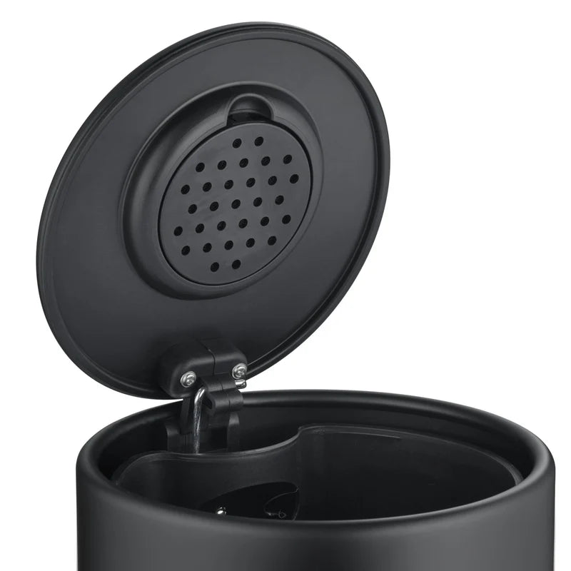 MODO Bathroom Stainless Steel Soft - Close Step Trash Can - 0.8 Gallon Wastebasket