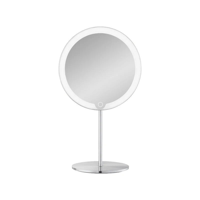 MODO LED Magnifying Vanity Makeup Mirror - Rechargeable - Stainless Steel