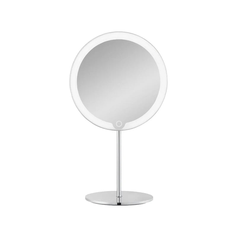 MODO LED Magnifying Vanity Makeup Mirror - Rechargeable - Stainless Steel