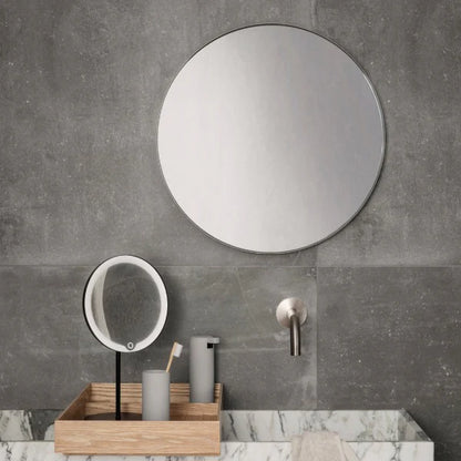 MODO LED Magnifying Vanity Makeup Mirror - Rechargeable - TI-Coated Stainless Steel