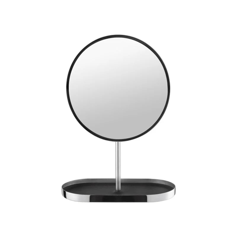 MODO Magnifying Vanity Makeup Mirror with Tray - Stainless Steel
