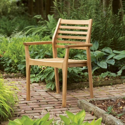 Mera Teak Stacking Armchair
