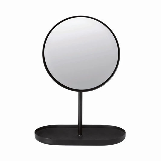 Modo Magnifying Vanity Makeup Mirror with Tray - TI-Coated Stainless Steel