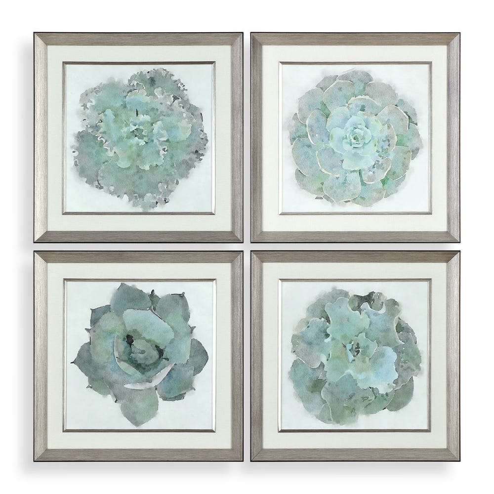 Natural Beauties Framed Prints, Set of 4