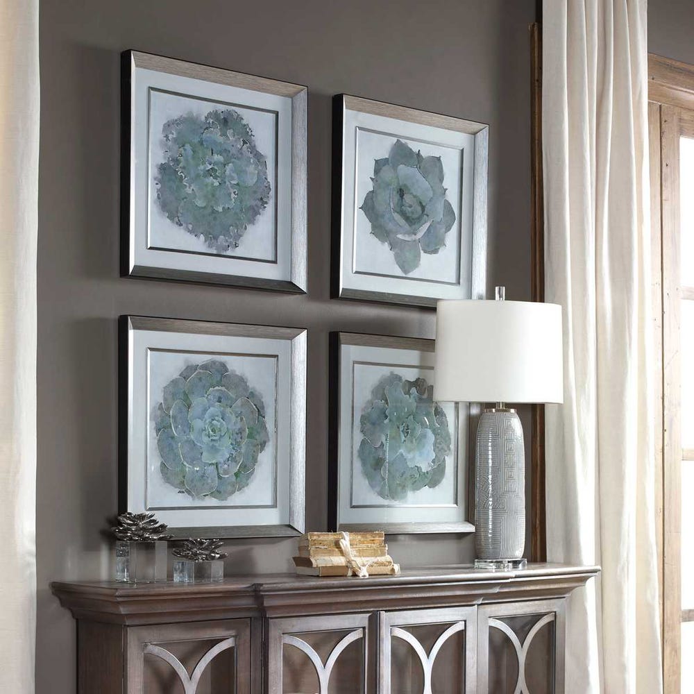 Natural Beauties Framed Prints, Set of 4