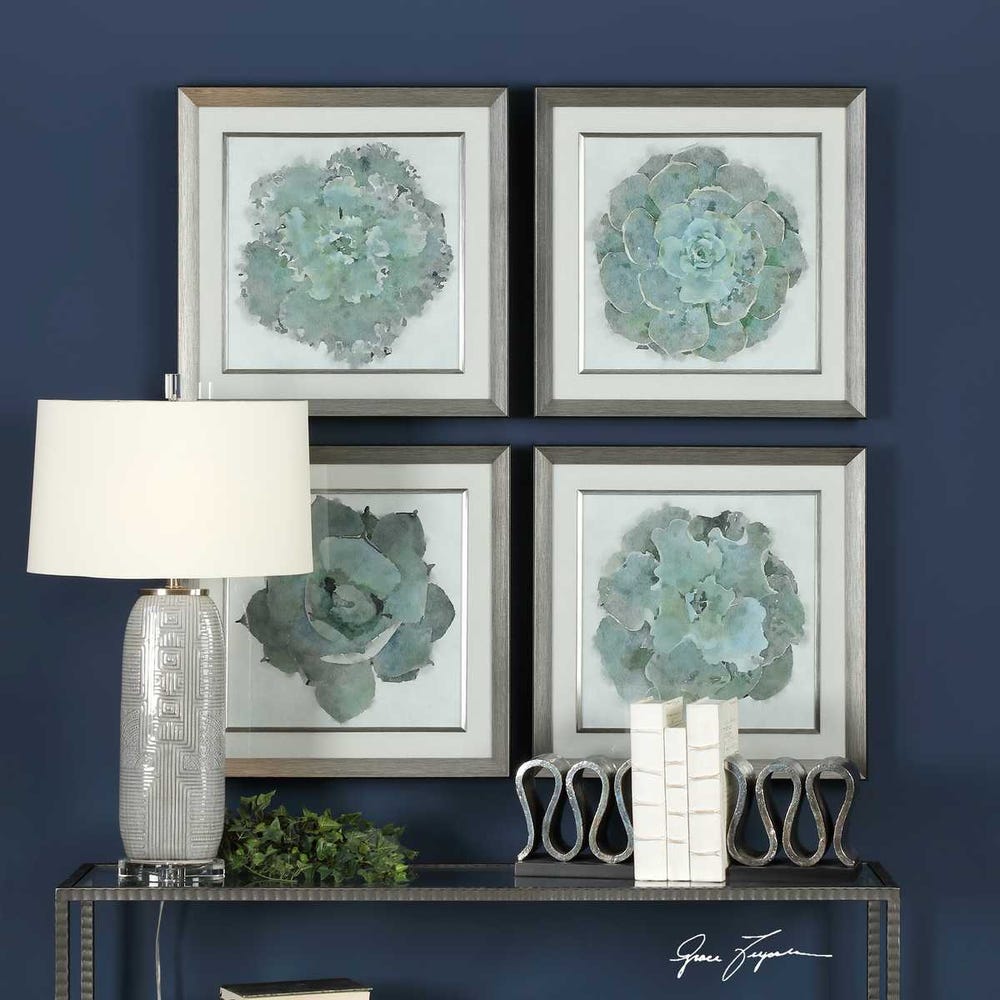 Natural Beauties Framed Prints, Set of 4