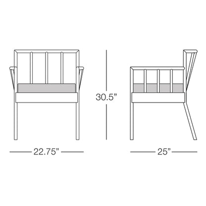 Kannoa Oslo Dining Chair With Arms