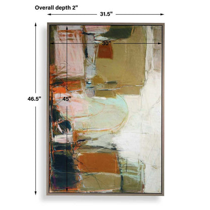 Palace Walls Framed Canvas