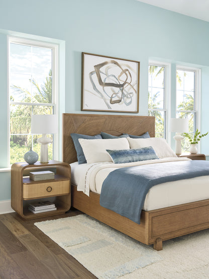 Palm Cay Pencil Rattan Bed / Headboard