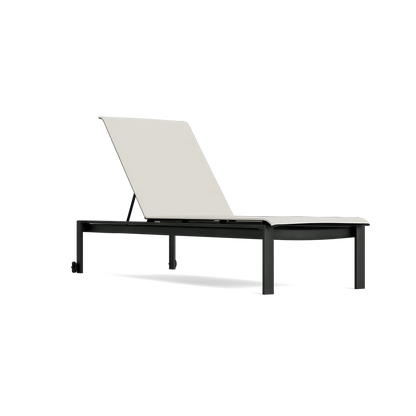 Parkway Sling Stacking Adjustable Chaise w/ Wheels