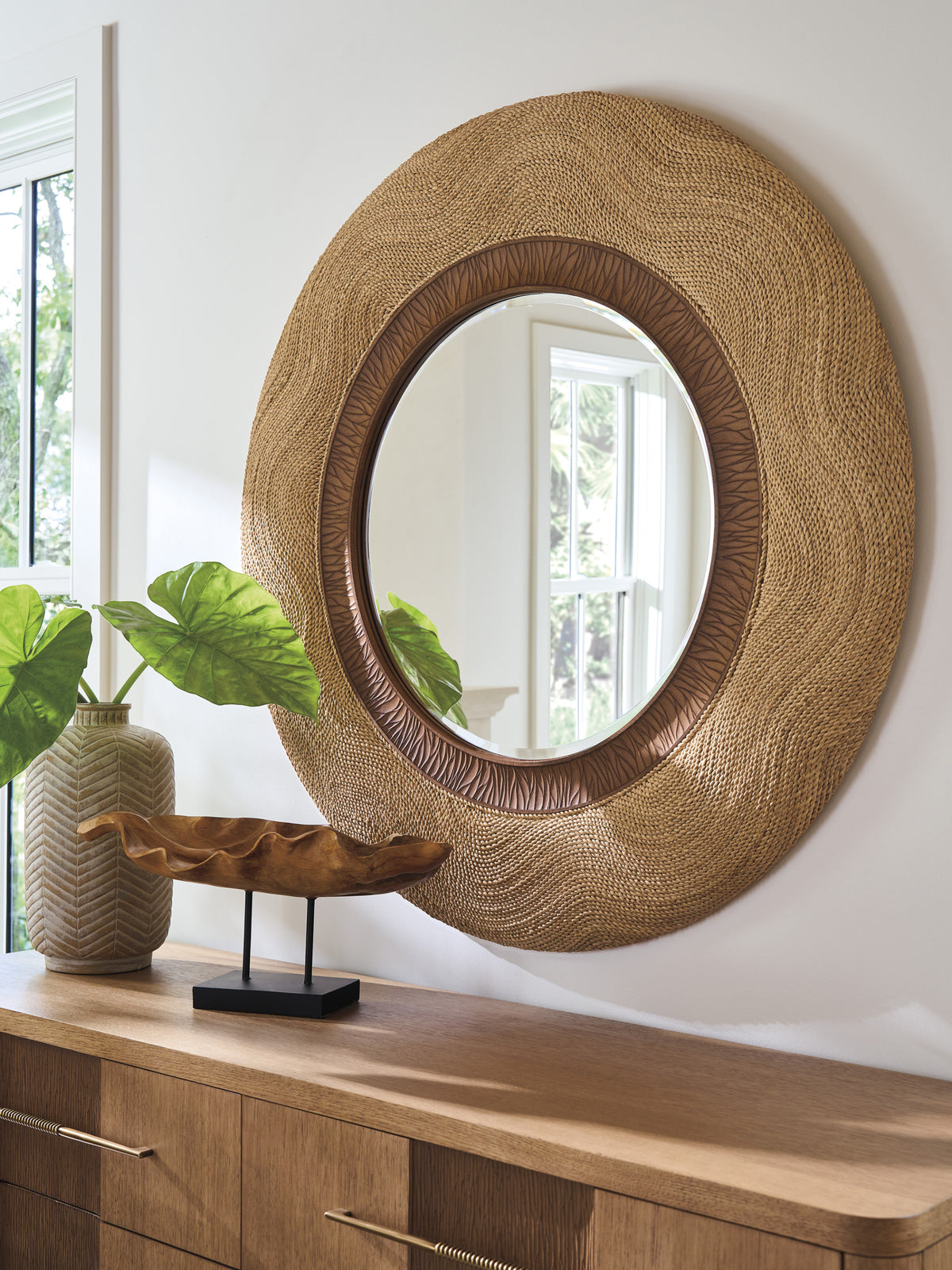 Portico Round Mirror