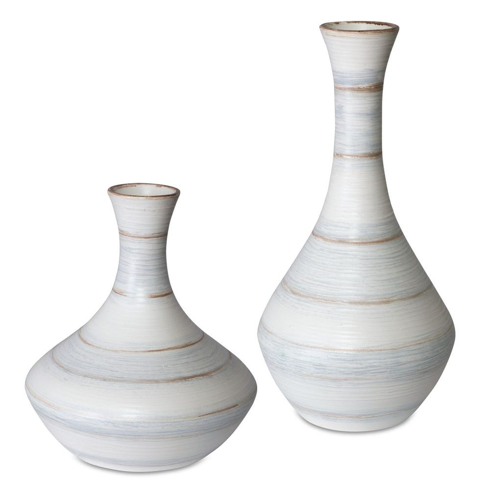 Potter Indoor-Outdoor Vases, Set of 2