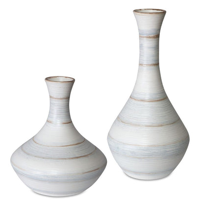 Potter Indoor-Outdoor Vases, Set of 2