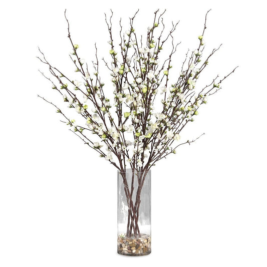 Quince Blossoms Silk Center Piece