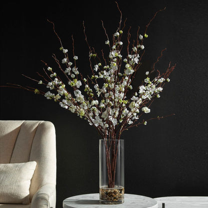 Quince Blossoms Silk Center Piece