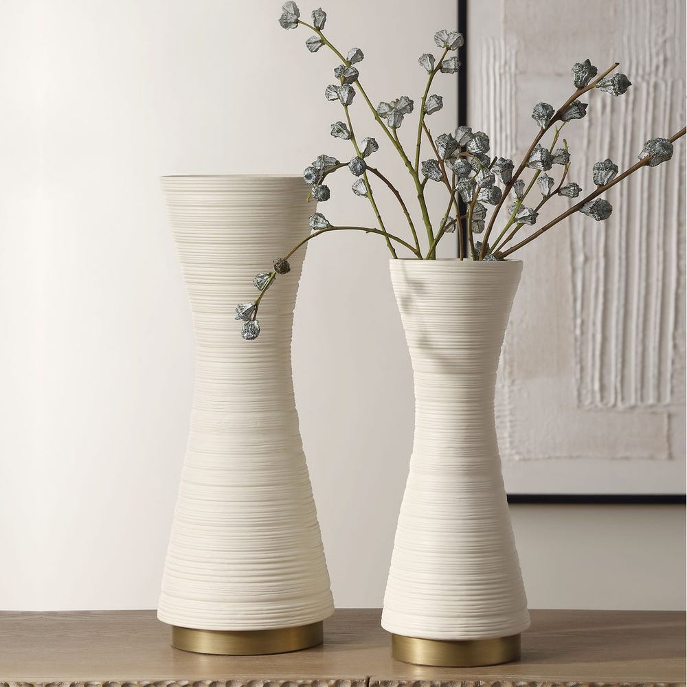 Ridgeline Vases, Set of 2