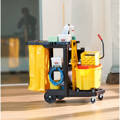Rubbermaid 24 GAL Executive Janitorial Cleaning Cart Vinyl Bag