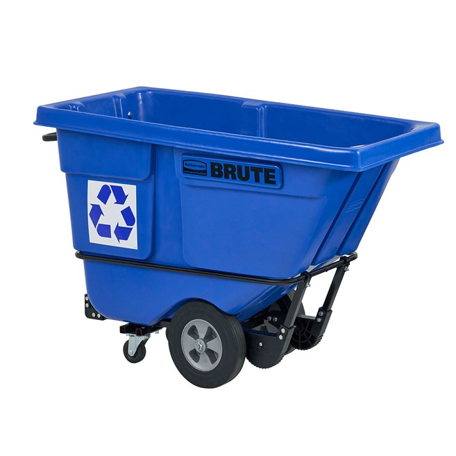 Rubbermaid Brute Rotomolded Tilt Truck, Standard Duty, 1/2 Cubic Yard