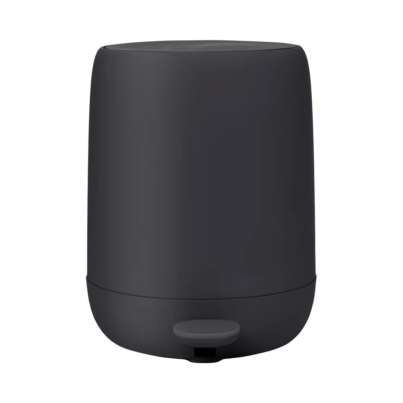SONO Bathroom Soft-Close Step Trash Can - 1.2 Gallon Soft Touch Wastebasket - Modern Design