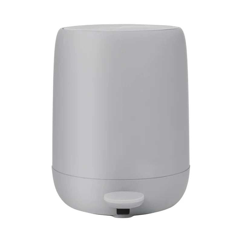 SONO Bathroom Soft-Close Step Trash Can - 1.2 Gallon Soft Touch Wastebasket - Modern Design