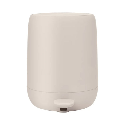 SONO Bathroom Soft-Close Step Trash Can - 1.2 Gallon Soft Touch Wastebasket - Modern Design