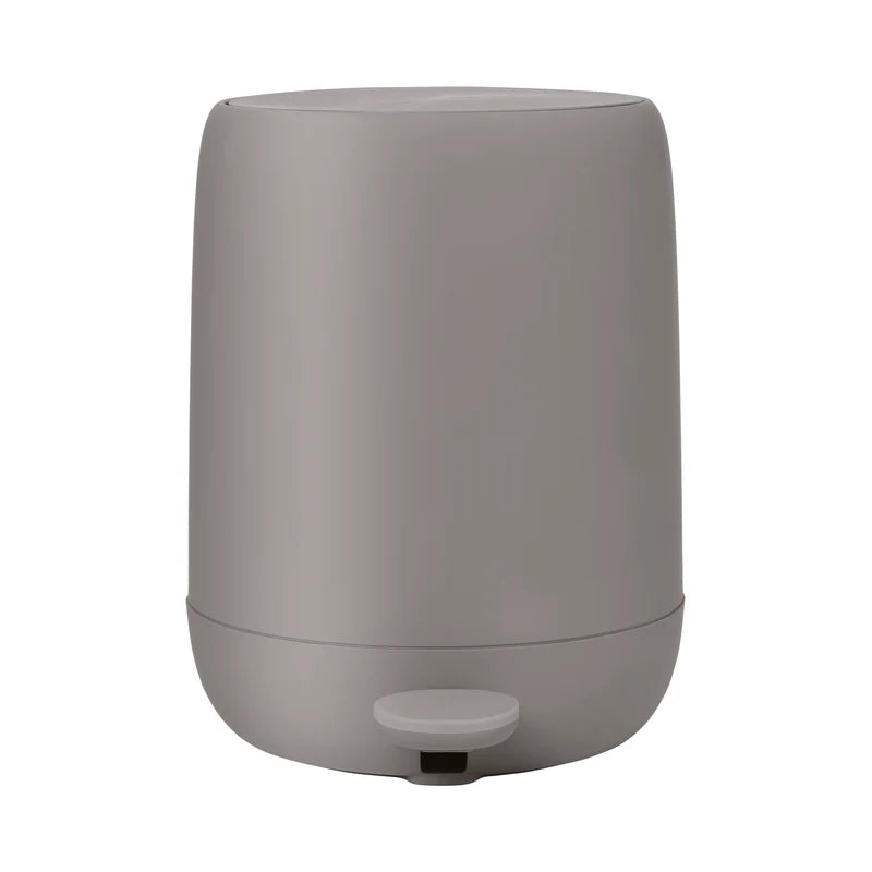 SONO Bathroom Soft-Close Step Trash Can - 1.2 Gallon Soft Touch Wastebasket - Modern Design