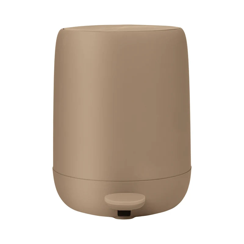 SONO Bathroom Soft-Close Step Trash Can - 1.2 Gallon Soft Touch Wastebasket - Modern Design