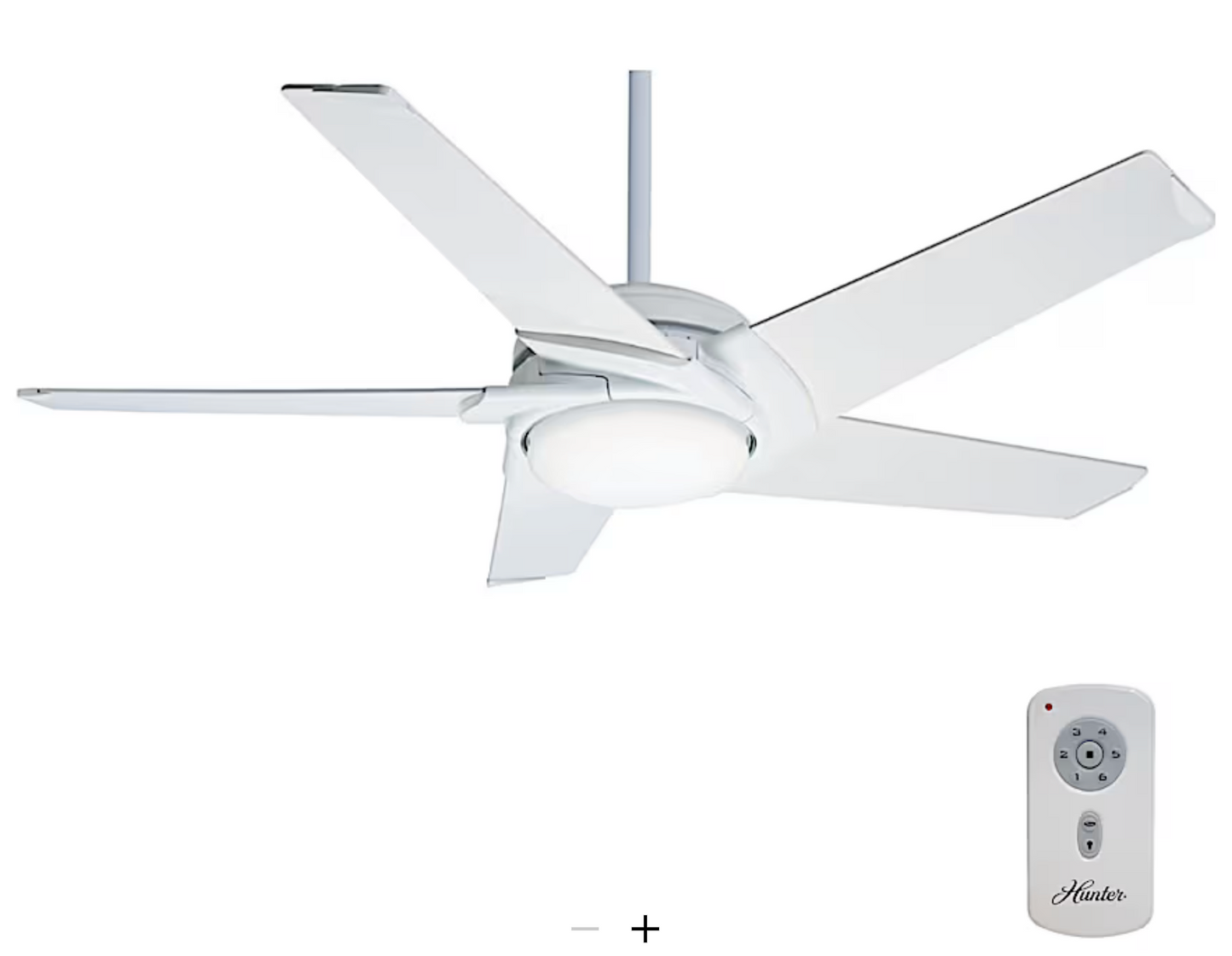 Hunter Casablanca Stealth DC with LED Light 54"