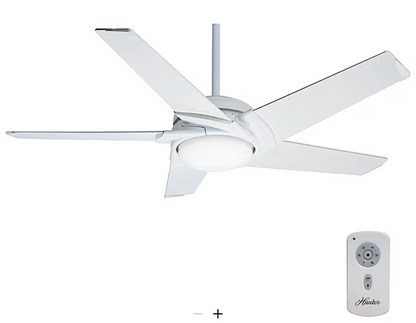 Hunter Casablanca Stealth DC with LED Light 54"