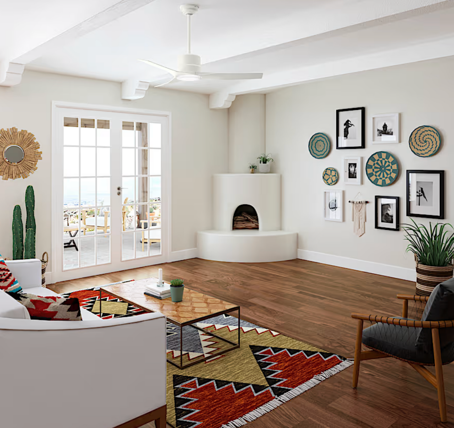 Hunter Casablanca Piston Outdoor with LED Light 52"