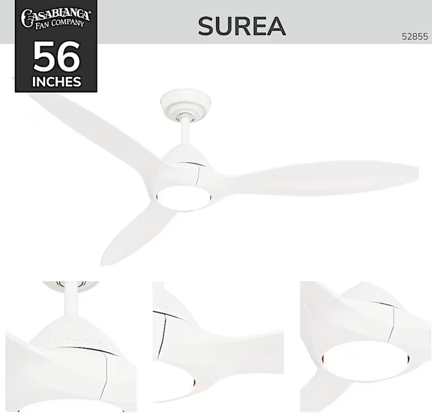Hunter Casablanca Surea Outdoor with LED Light 56"