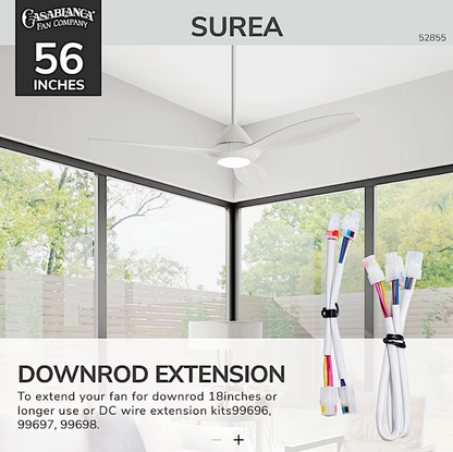 Hunter Casablanca Surea Outdoor with LED Light 56"