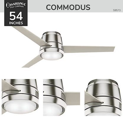 Hunter Casablanca Commodus with LED Light 54"