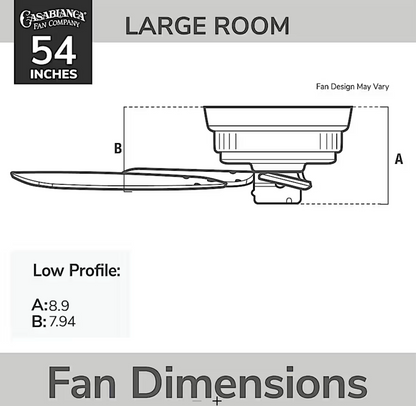 Hunter Casablanca Durant Low Profile 54"