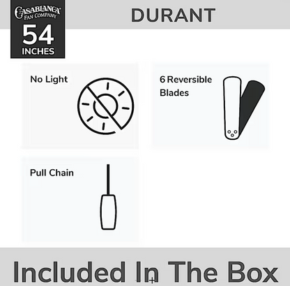 Hunter Casablanca Durant Low Profile 54"