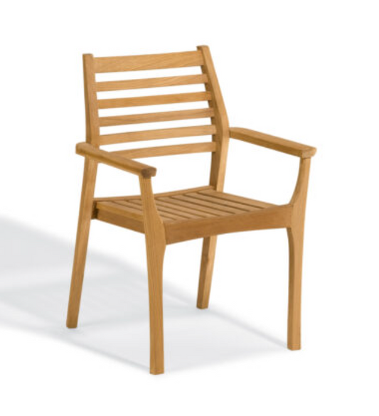 Mera Teak Stacking Armchair