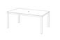 Travira 63" Rectangular Dining Table - HPL