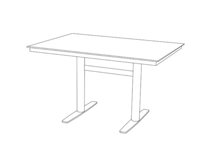 Travira 48" Round Dining Table - HPL