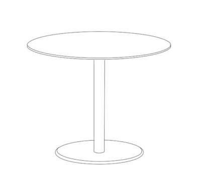 Travira 36" Round Bistro Table - HPL