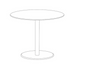 Travira 36" Round Bistro Table - HPL