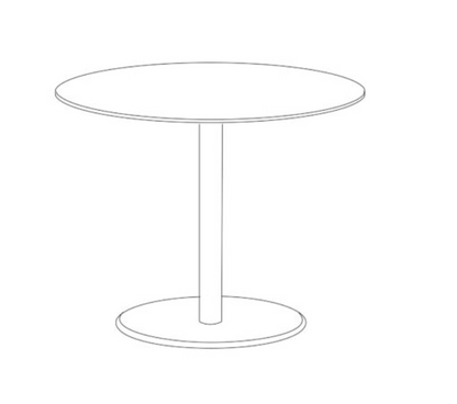 Travira 36" Round Bistro Table - HPL