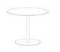 Travira 36" Round Bistro Table - HPL