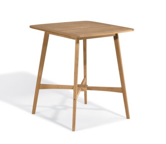 Islay Teak 36" Square Bar Table