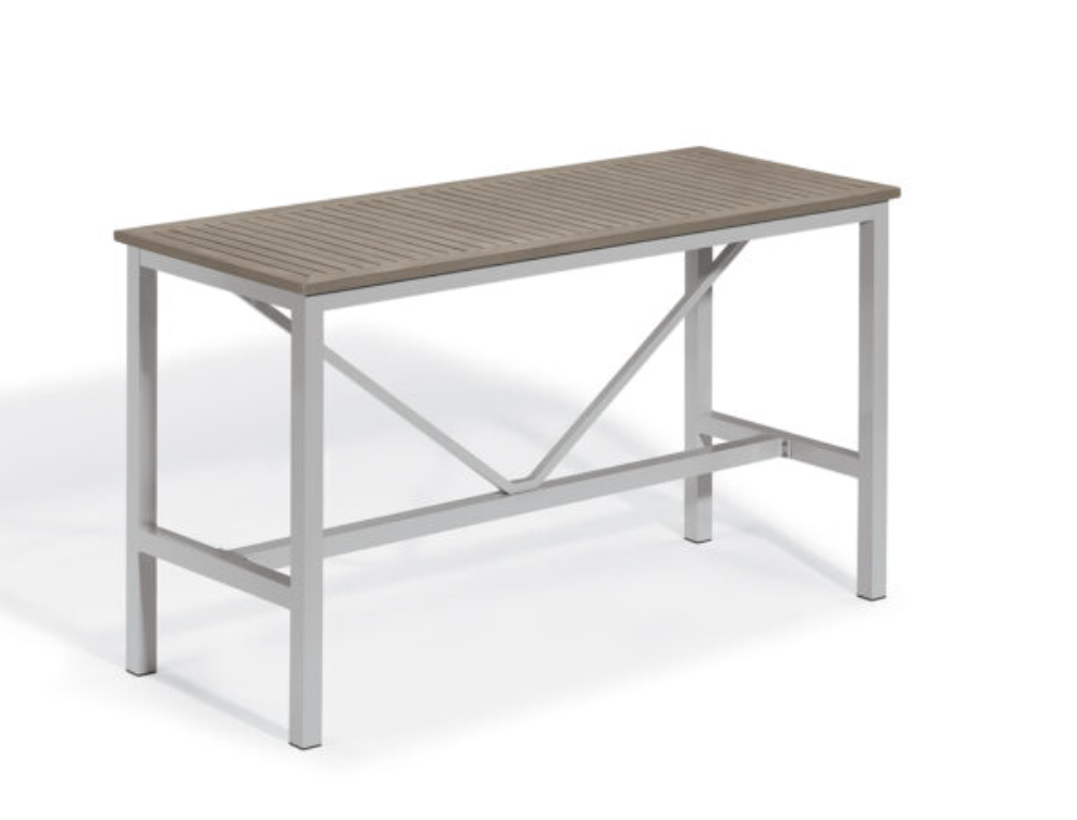 Travira 72" Rectangular Bar Table - Tekwood