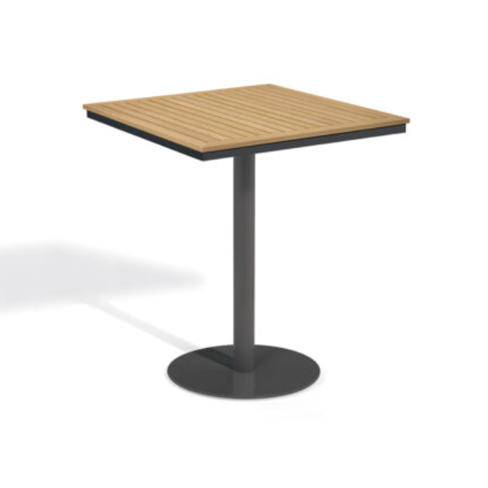 Travira 38" Square Bar Table - Tekwood